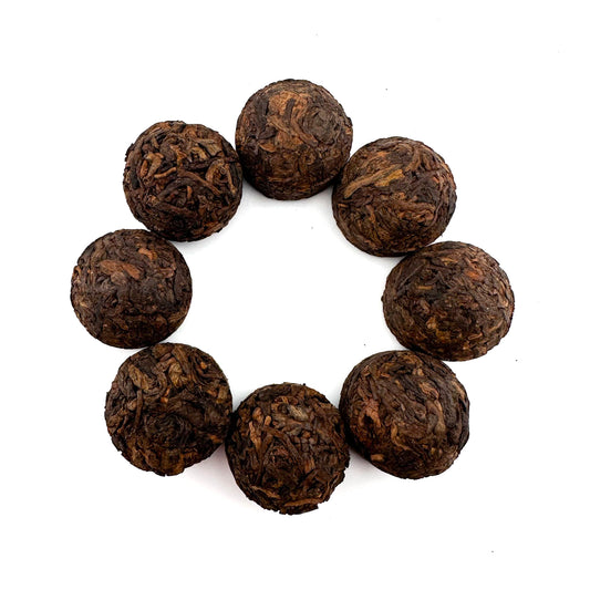 2022 'Mooncat'-Organic Old Bush Shou Puerh-Mini Tuocha